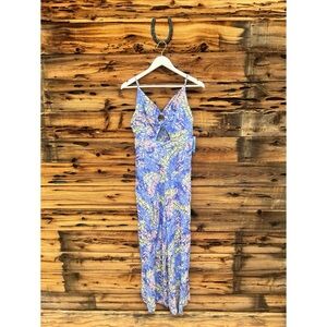 GOA | Beachwear by Japna NWT Blue Keyhole Sleeveless Romper Jumpsuit M